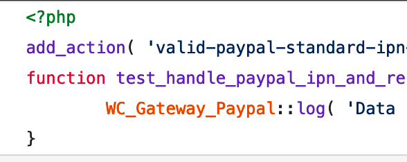 Log PayPal IPN Payload in WooCommerce